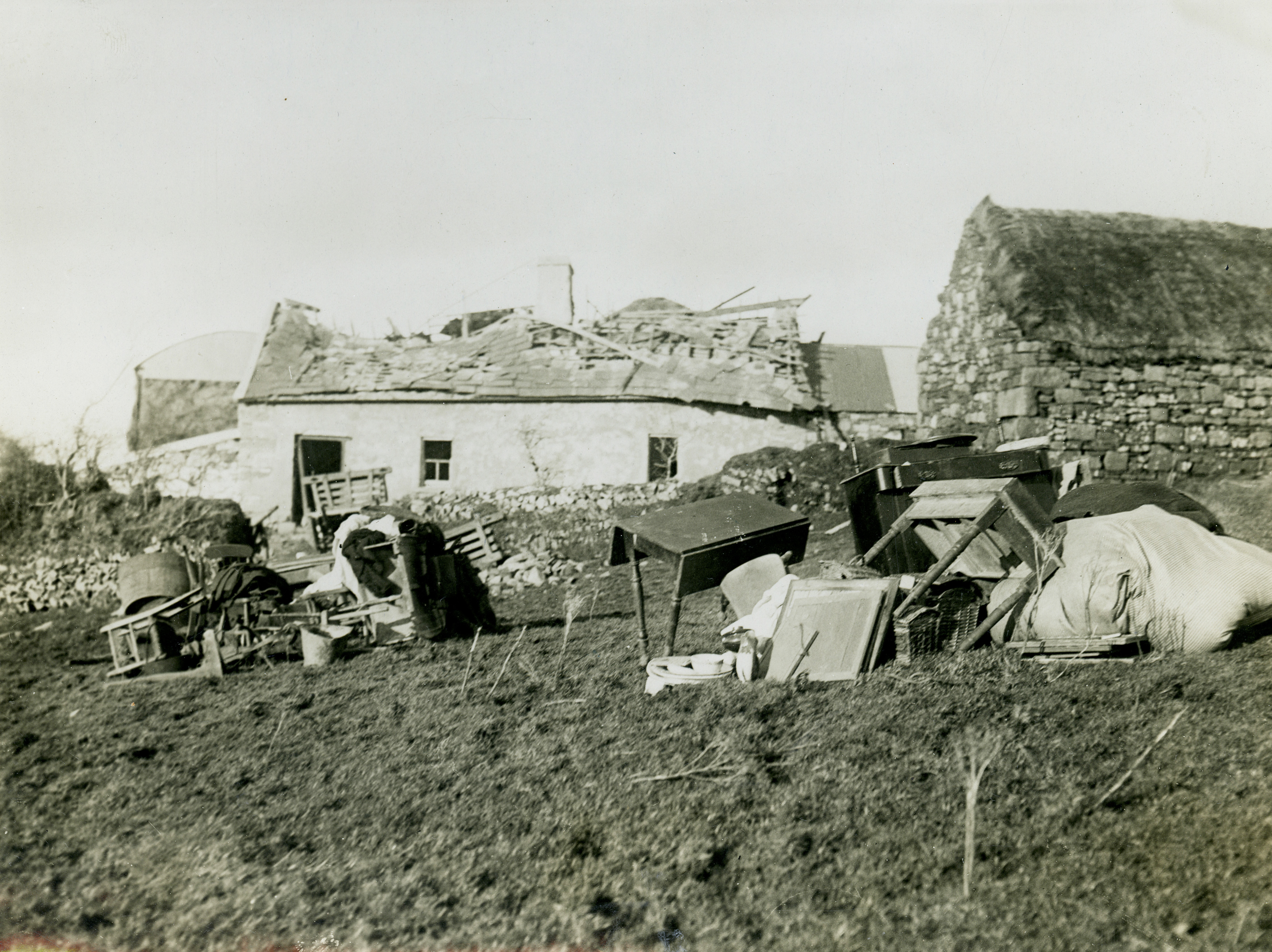 Reprisal burning, Meelin, Co. Cork, January 1921