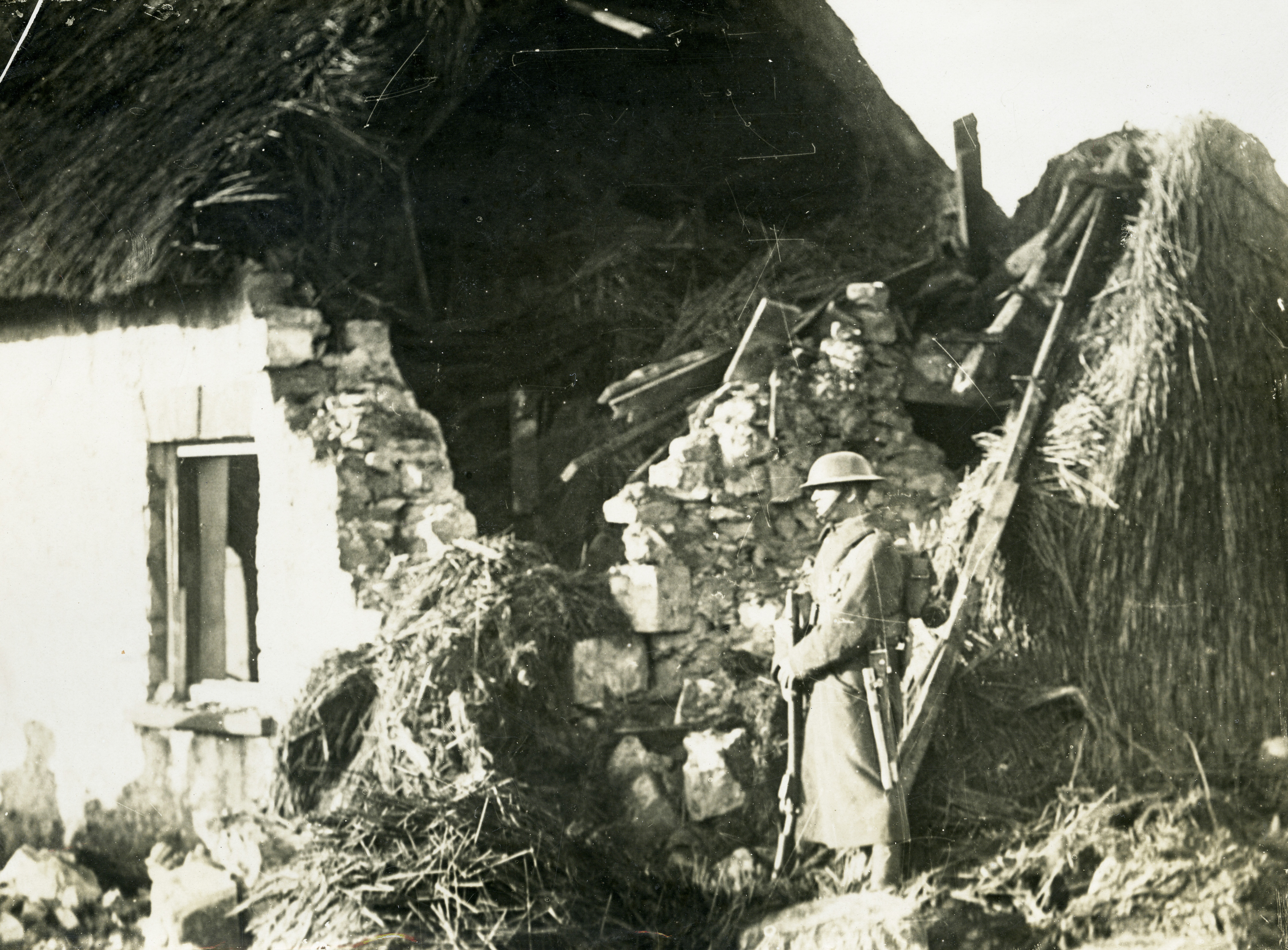 Reprisal burning, Meelin, Co. Cork, January 1921
