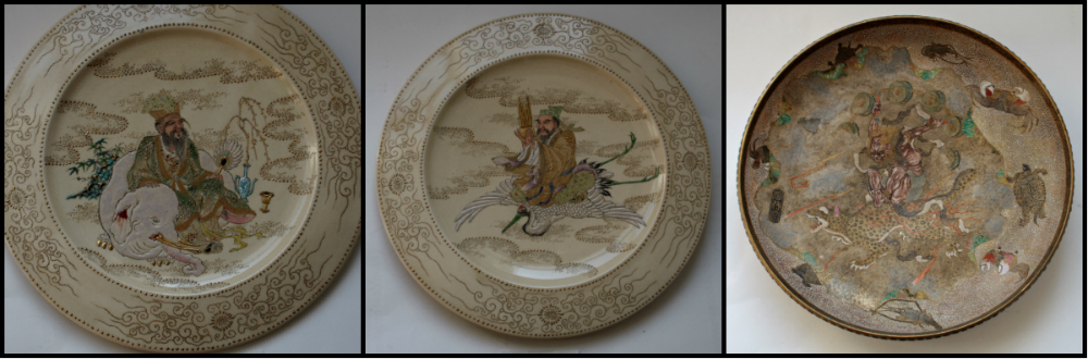 Three Satsuma Plates