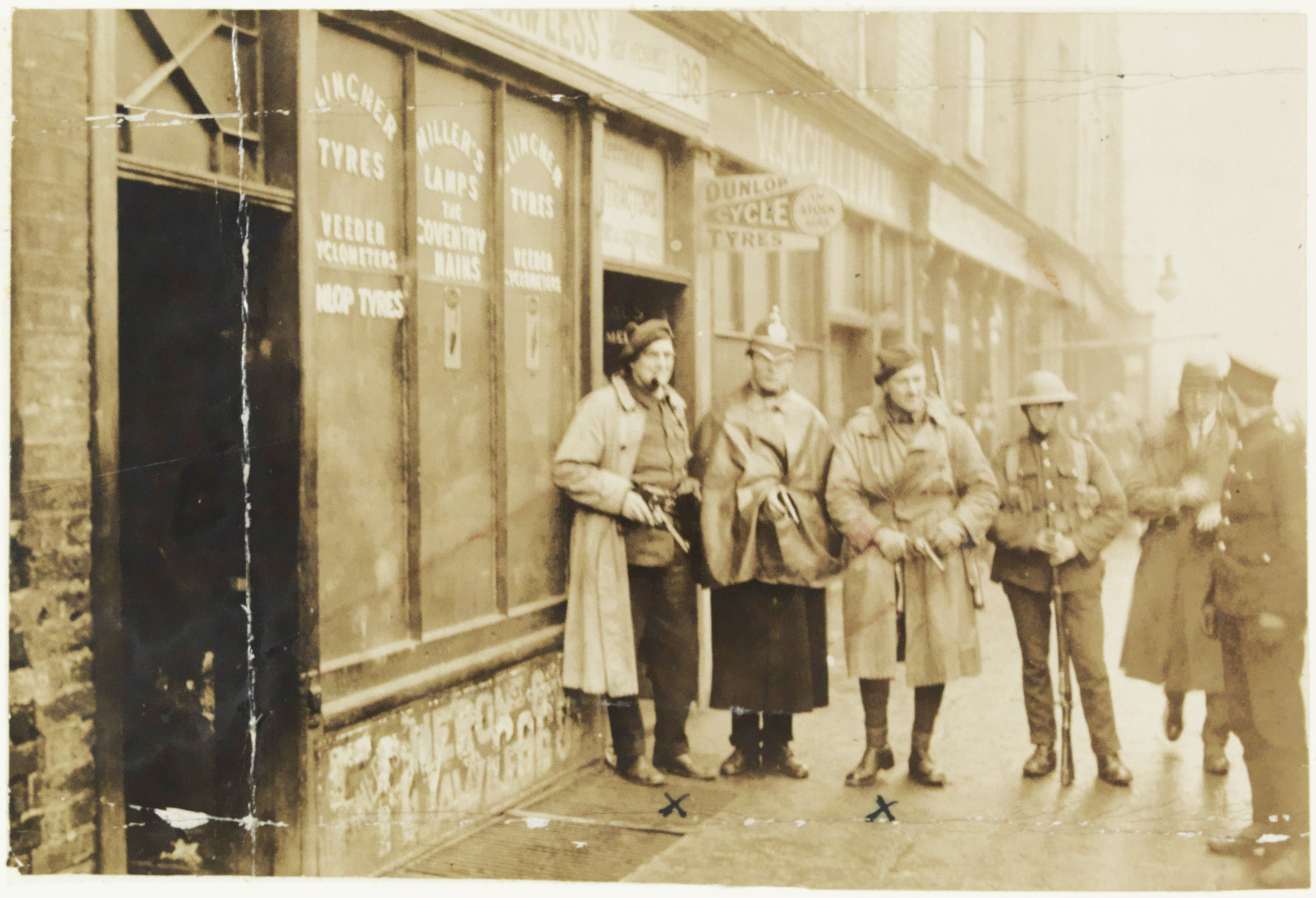 Raid on Lawless and Heron's Bicycle Shop, 1920