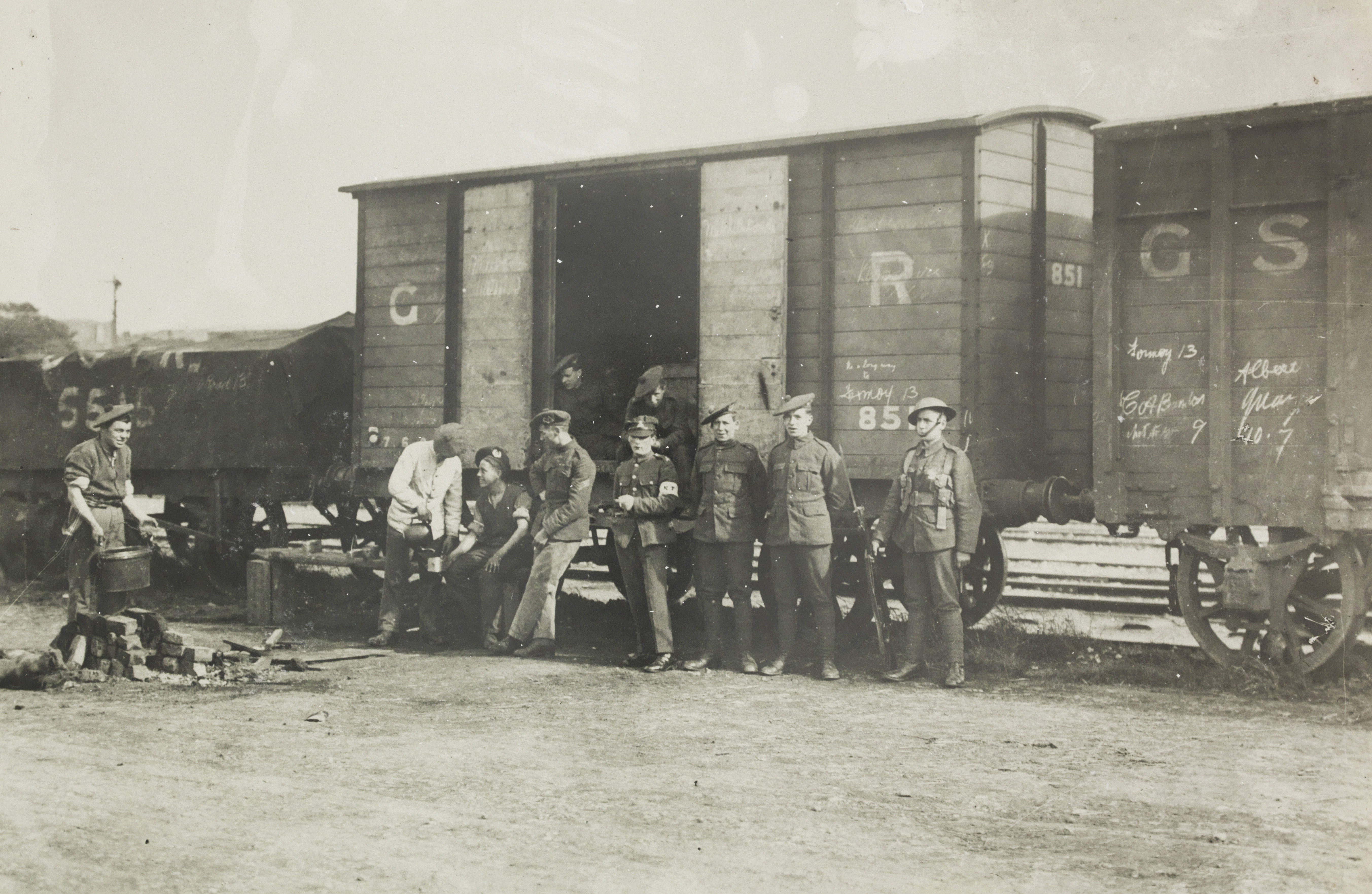 Military Stores at Kingsbridge Station, Dublin, 1921