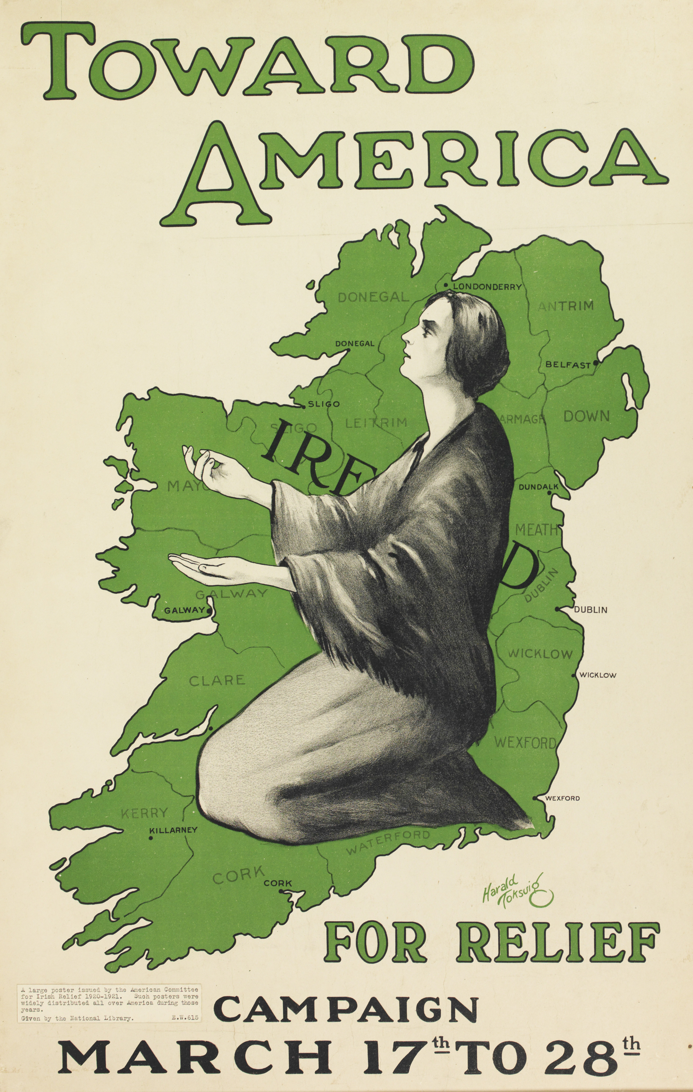 'Toward America for Relief', c. 1920-21