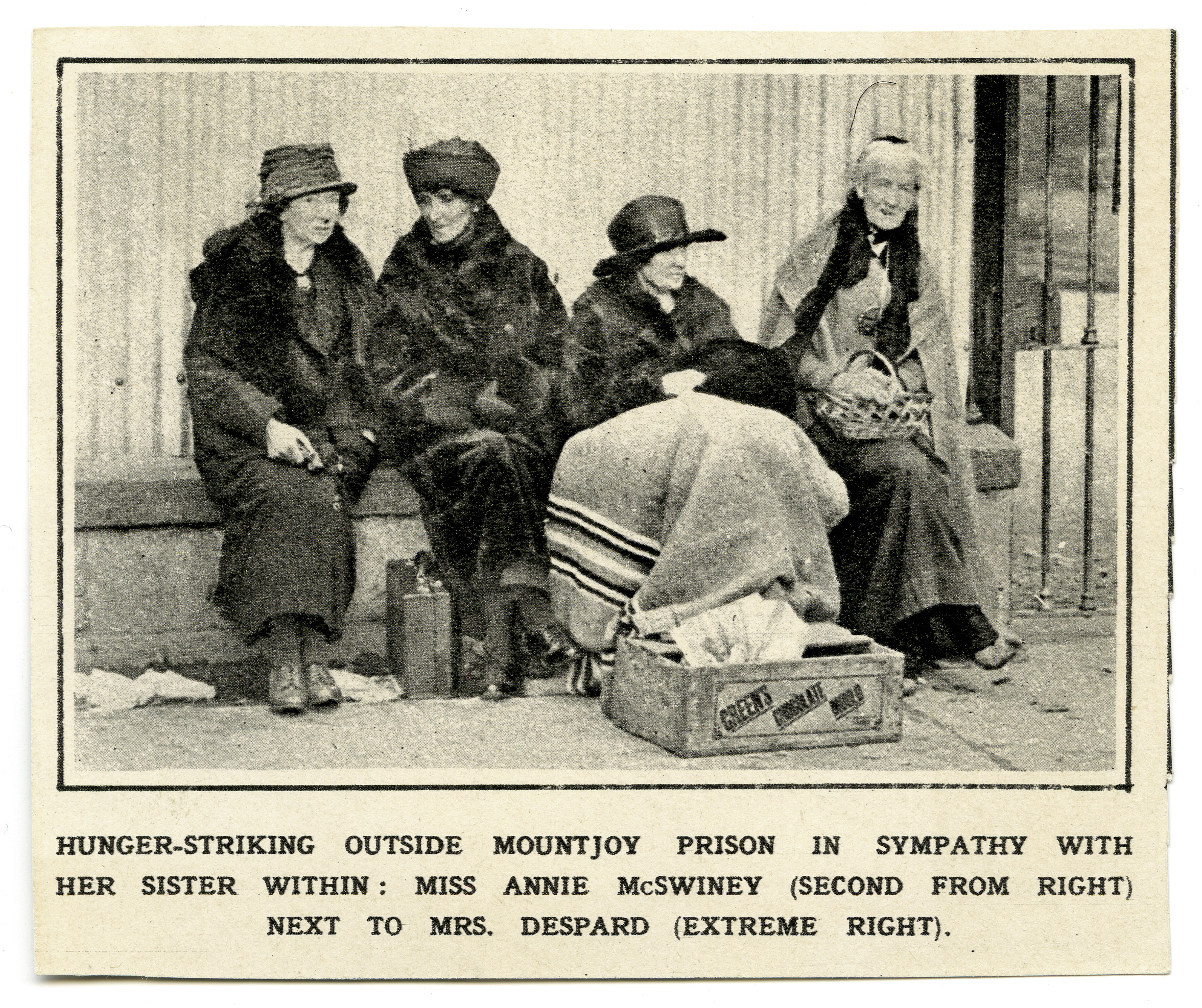 Annie MacSwiney and Mrs. Despard, Mountjoy, 1922