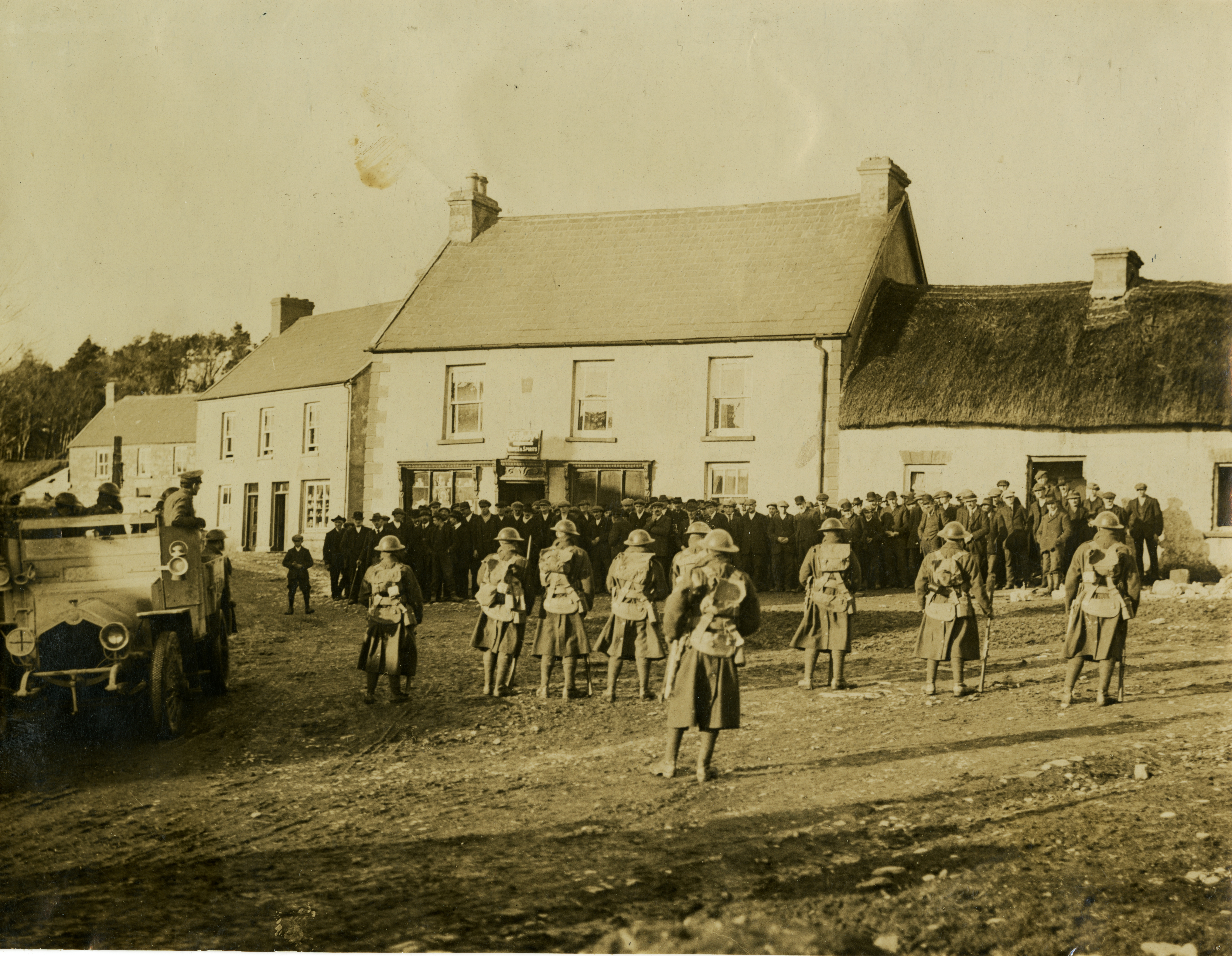 Reprisal burning, Meelin, Co. Cork, January 1921